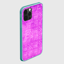 Чехол для iPhone 12 Pro Max FORTNITE PINK ФОРТНАЙТ, цвет: 3D-мятный — фото 2