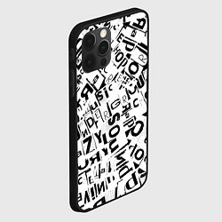 Чехол для iPhone 12 Pro Max UNDER WHITE, цвет: 3D-черный — фото 2