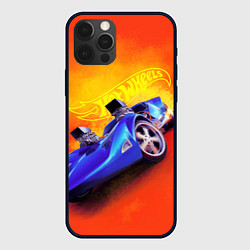 Чехол для iPhone 12 Pro Max Hot Wheels Хот Вилс, цвет: 3D-черный