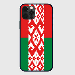 Чехол для iPhone 12 Pro Max Белоруссия, цвет: 3D-черный