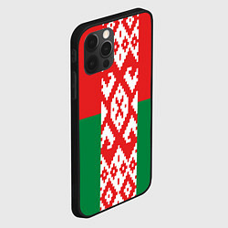 Чехол для iPhone 12 Pro Max Белоруссия, цвет: 3D-черный — фото 2