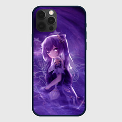Чехол для iPhone 12 Pro Max Кэ Цин в сиреневом тумане, цвет: 3D-черный