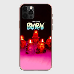 Чехол для iPhone 12 Pro Max Deep Purple - Burn, цвет: 3D-светло-розовый