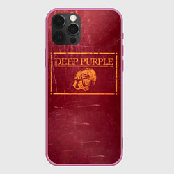 Чехол для iPhone 12 Pro Max Live in Europe 1993 - Deep Purple, цвет: 3D-малиновый