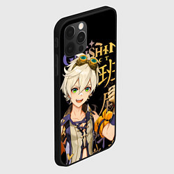 Чехол для iPhone 12 Pro Max Беннет Genshin Impact, цвет: 3D-черный — фото 2