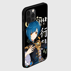 Чехол для iPhone 12 Pro Max Син Цю Genshin Impact, цвет: 3D-черный — фото 2