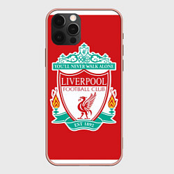 Чехол для iPhone 12 Pro Max F C LIVERPOOL, цвет: 3D-светло-розовый