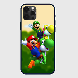 Чехол для iPhone 12 Pro Max 3DMario, цвет: 3D-черный