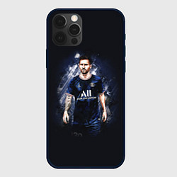 Чехол для iPhone 12 Pro Max Lionel Messi Paris Saint-Germain, цвет: 3D-черный