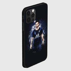 Чехол для iPhone 12 Pro Max Lionel Messi Paris Saint-Germain, цвет: 3D-черный — фото 2