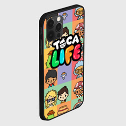 Чехол для iPhone 12 Pro Max Toca Life: Faces, цвет: 3D-черный — фото 2