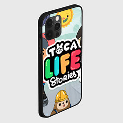 Чехол для iPhone 12 Pro Max Toca Life: Stories, цвет: 3D-черный — фото 2