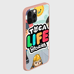 Чехол для iPhone 12 Pro Max Toca Life: Stories, цвет: 3D-светло-розовый — фото 2