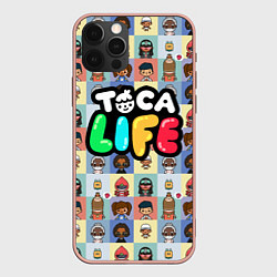 Чехол для iPhone 12 Pro Max Toca Life, цвет: 3D-светло-розовый