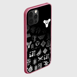 Чехол для iPhone 12 Pro Max DESTINY LOGOBOMBING, цвет: 3D-малиновый — фото 2