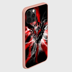 Чехол для iPhone 12 Pro Max Berserk разряд молнии, цвет: 3D-светло-розовый — фото 2