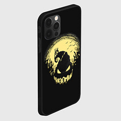 Чехол для iPhone 12 Pro Max Кошмар Джека The Nightmare before Christmas, цвет: 3D-черный — фото 2