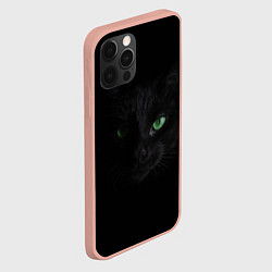 Чехол для iPhone 12 Pro Max Хочу быть кошкой, цвет: 3D-светло-розовый — фото 2
