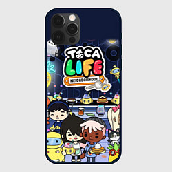 Чехол для iPhone 12 Pro Max Toca Life: Персонажи, цвет: 3D-черный