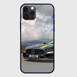 Чехол для iPhone 12 Pro Max Mercedes V8 Biturbo Racing Team AMG, цвет: 3D-черный