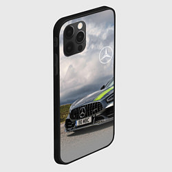 Чехол для iPhone 12 Pro Max Mercedes V8 Biturbo Racing Team AMG, цвет: 3D-черный — фото 2