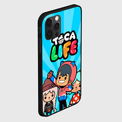 Чехол для iPhone 12 Pro Max Toca Life: Friends, цвет: 3D-черный — фото 2