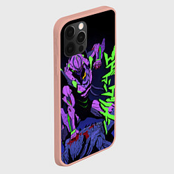 Чехол для iPhone 12 Pro Max Евангелион - EVA 01, цвет: 3D-светло-розовый — фото 2