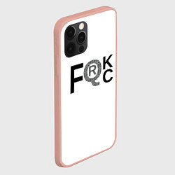Чехол для iPhone 12 Pro Max FQRck - Локдаун, цвет: 3D-светло-розовый — фото 2