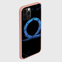 Чехол для iPhone 12 Pro Max GOD OF WAR LOGO ЭМБЛЕМА РАГНАРЁК, цвет: 3D-светло-розовый — фото 2