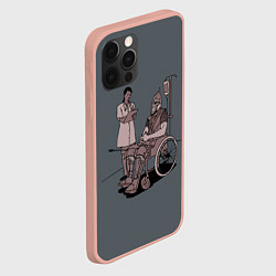 Чехол для iPhone 12 Pro Max Стрела в колено, цвет: 3D-светло-розовый — фото 2
