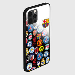 Чехол для iPhone 12 Pro Max FC BARCELONA LOGOBOMBING, цвет: 3D-черный — фото 2