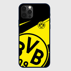 Чехол для iPhone 12 Pro Max BORUSSIA BVB 09 LOGO, цвет: 3D-черный