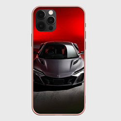 Чехол для iPhone 12 Pro Max HONDA NSX, цвет: 3D-светло-розовый