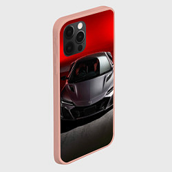 Чехол для iPhone 12 Pro Max HONDA NSX, цвет: 3D-светло-розовый — фото 2