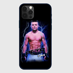 Чехол для iPhone 12 Pro Max ПЕТР ЯН БОЕЦ, цвет: 3D-черный