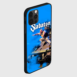 Чехол для iPhone 12 Pro Max Йоаким Броден на танке Sabaton, цвет: 3D-черный — фото 2