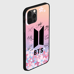 Чехол для iPhone 12 Pro Max BTS БТС АВТОГРАФЫ УЧАСТНИКОВ, цвет: 3D-черный — фото 2