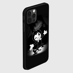 Чехол для iPhone 12 Pro Max BENDY - БЕНДИ ИГРА, цвет: 3D-черный — фото 2