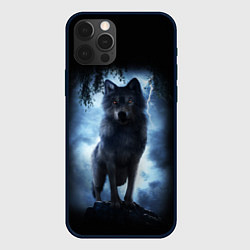 Чехол для iPhone 12 Pro Max ВОЛК БРОДЯГА, цвет: 3D-черный