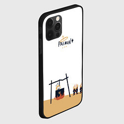 Чехол для iPhone 12 Pro Max ПАЙМОН И ХИЛИЧУРЛЫ, цвет: 3D-черный — фото 2
