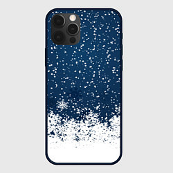 Чехол для iPhone 12 Pro Max Snow, цвет: 3D-черный