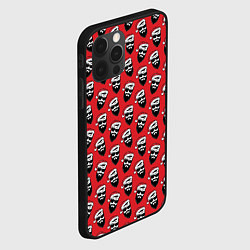 Чехол для iPhone 12 Pro Max Hipster Santa, цвет: 3D-черный — фото 2