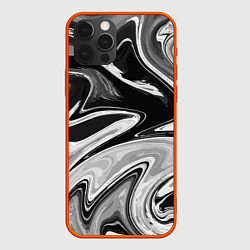 Чехол для iPhone 12 Pro Max Abstraction vanguard, цвет: 3D-красный