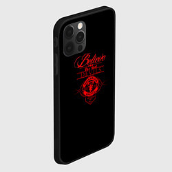 Чехол для iPhone 12 Pro Max Believe in Devils, цвет: 3D-черный — фото 2