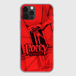 Чехол для iPhone 12 Pro Max Poppy Playtime: Red Room, цвет: 3D-серый