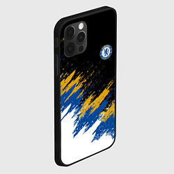 Чехол для iPhone 12 Pro Max CHELSEA БРЫЗГИ КРАСОК, цвет: 3D-черный — фото 2