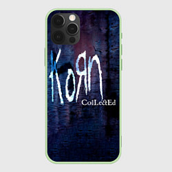 Чехол для iPhone 12 Pro Max Collected - Korn, цвет: 3D-салатовый