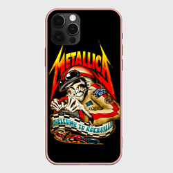 Чехол для iPhone 12 Pro Max Metallica WELCOME TO ROCKVILLE, цвет: 3D-светло-розовый