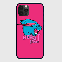 Чехол для iPhone 12 Pro Max Mr Beast Gaming Full Print Pink edition, цвет: 3D-черный