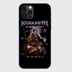 Чехол для iPhone 12 Pro Max Cyber Army, цвет: 3D-черный